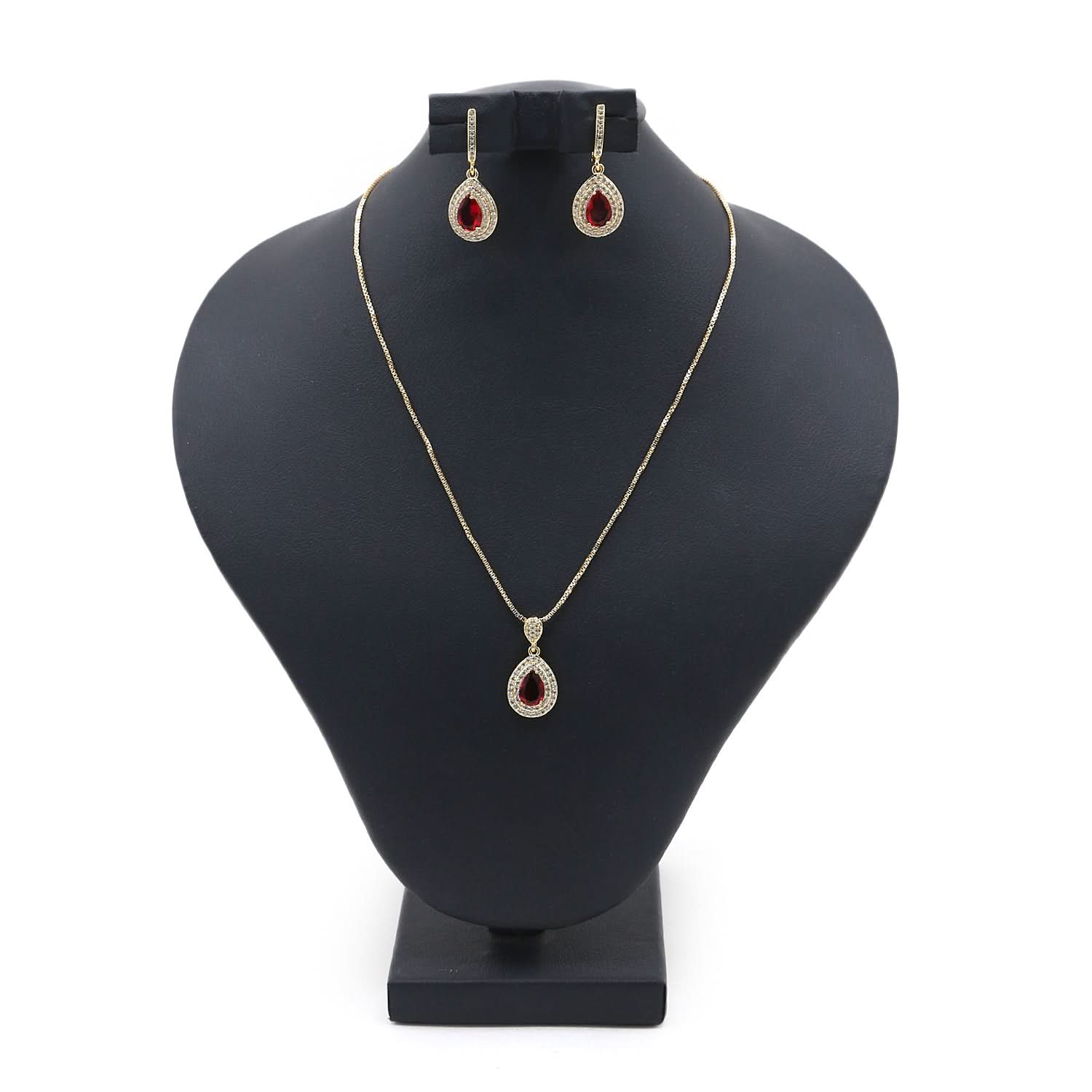 Women's Locket Set - Red