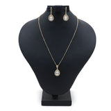 Women's Locket Set - Golden