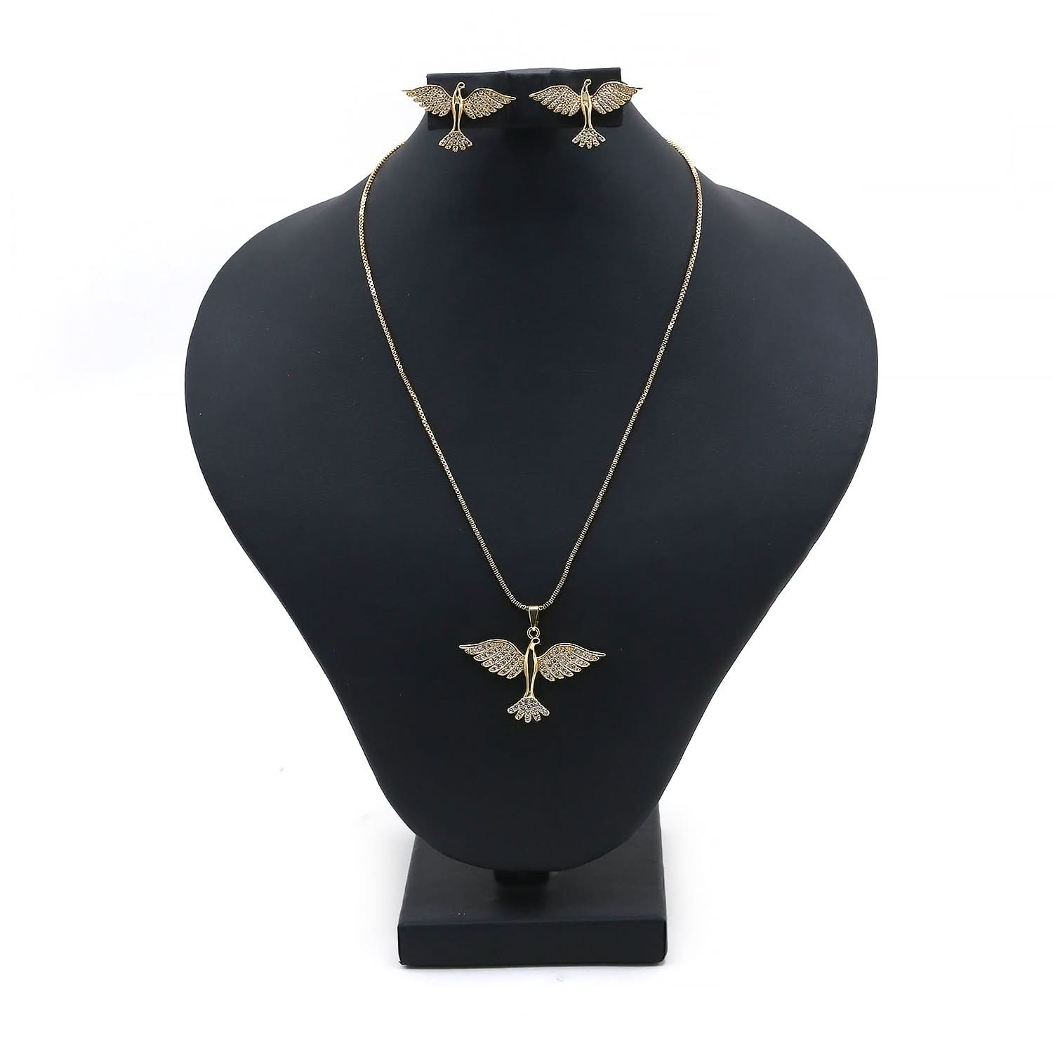 Women's Locket Set - Golden