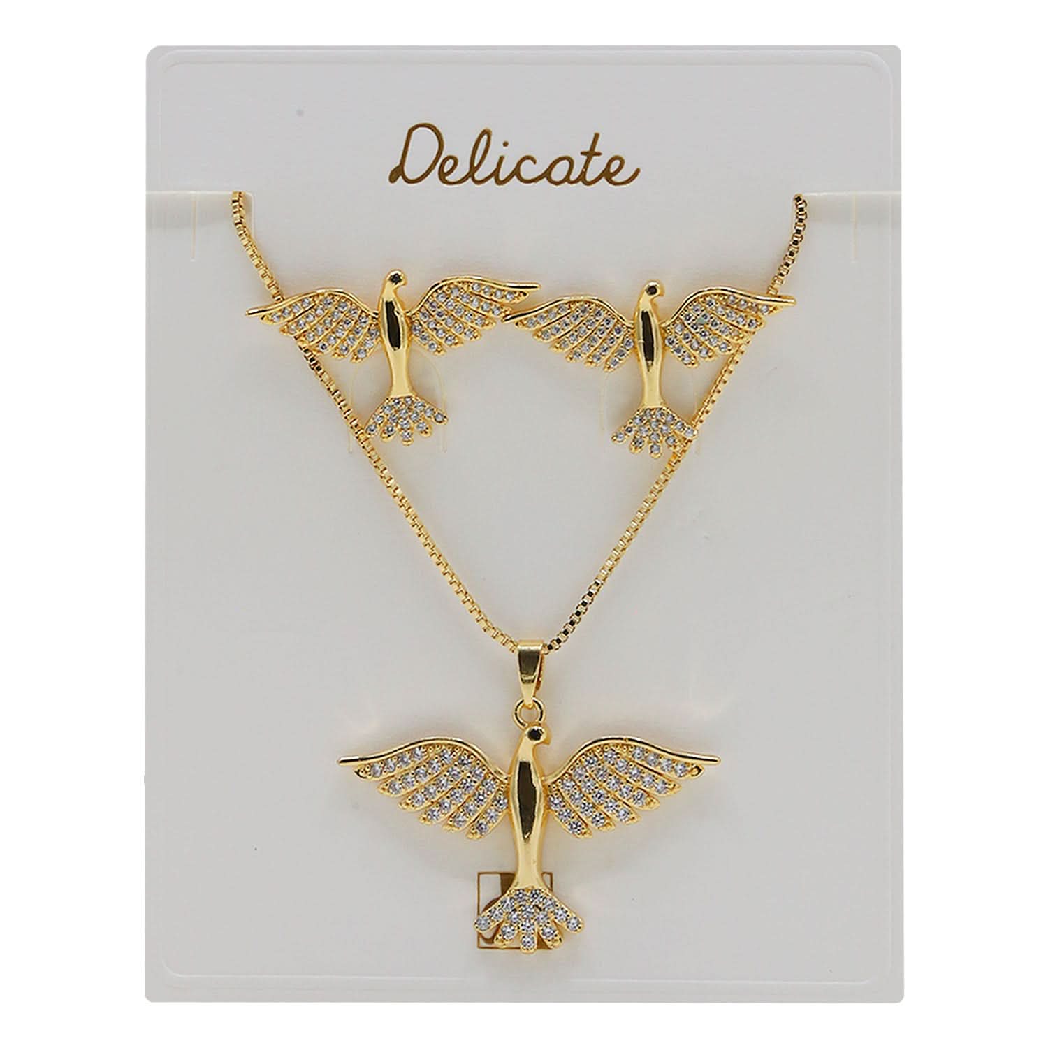Women's Locket Set - Golden