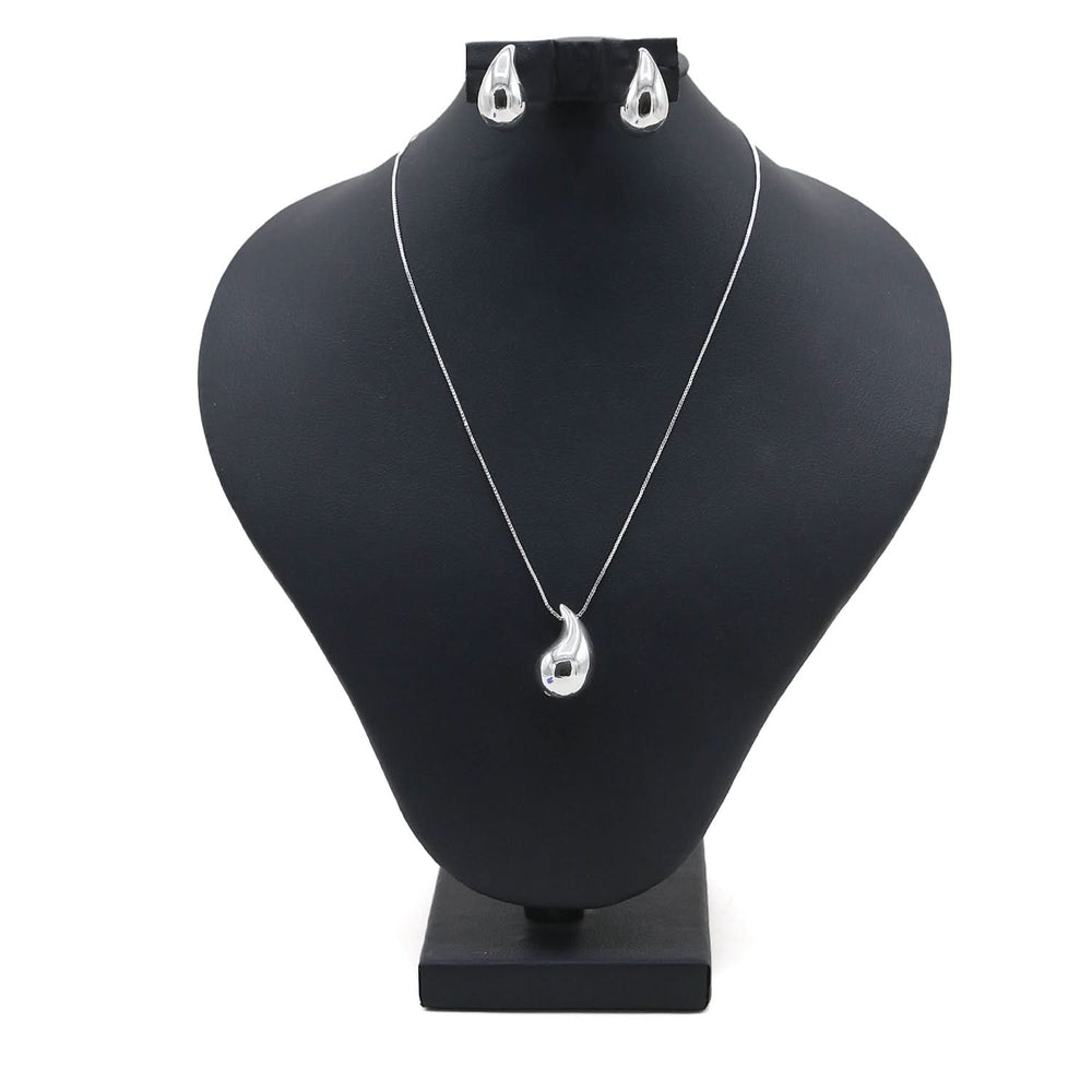 Women's Locket Set - Silver