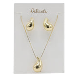 Women's Locket Set - Golden
