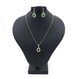 Women's Locket Set - Green