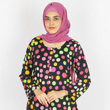 Women's Stitched Khaddar 2Pcs Suit - Black