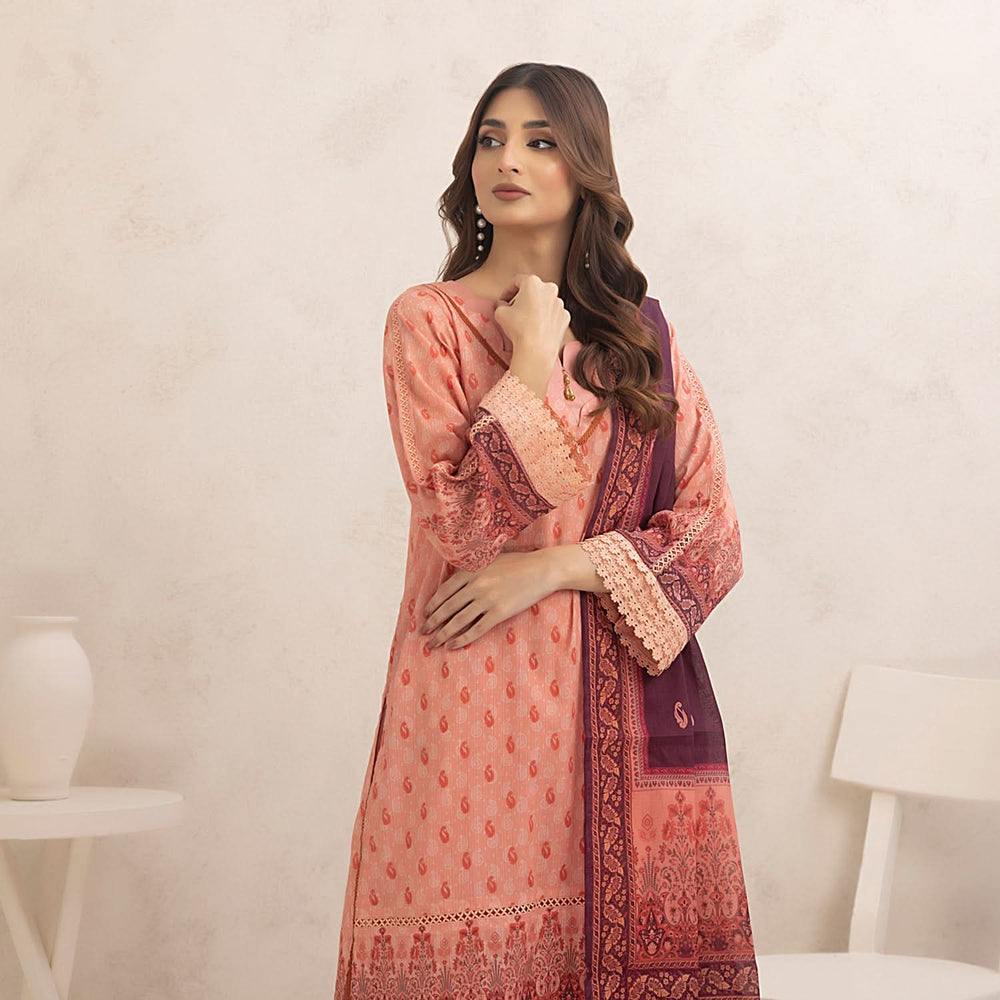 Regalia Nino Kara Cotton Digital Printed Unstitched 3pcs Suit - 3