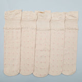 Women's 5Pc Dot Socks - Skin