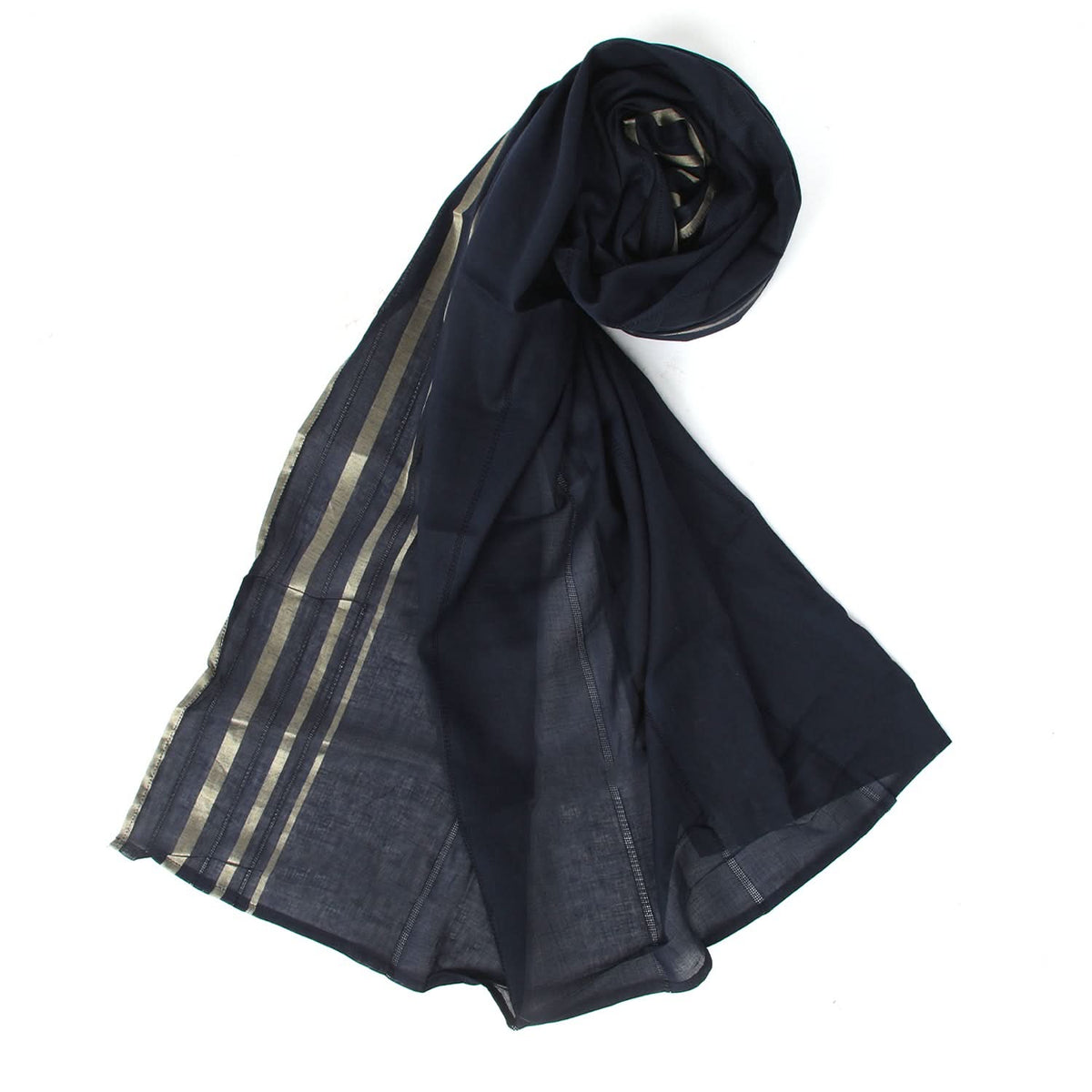 Women's Fancy Dupatta - Dark Blue