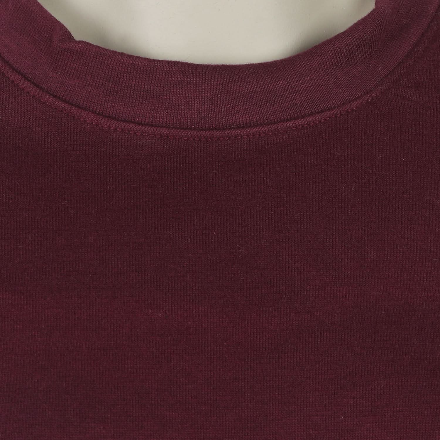 Burgundy Lawn Co-Ord Set for Women - Full Sleeves