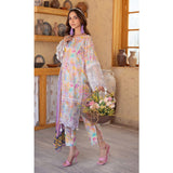 Sunshine Bloom By Al Zohaib Print Kari Lawn Unstitched 3 pcs Suit - 9