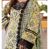 Sunshine Bloom By Al Zohaib Print Kari Lawn Unstitched 3 pcs Suit - 7