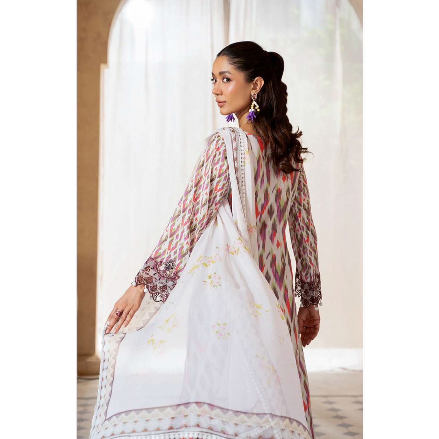 Sunshine Bloom By Al Zohaib Print Kari Lawn Unstitched 3 pcs Suit - 2