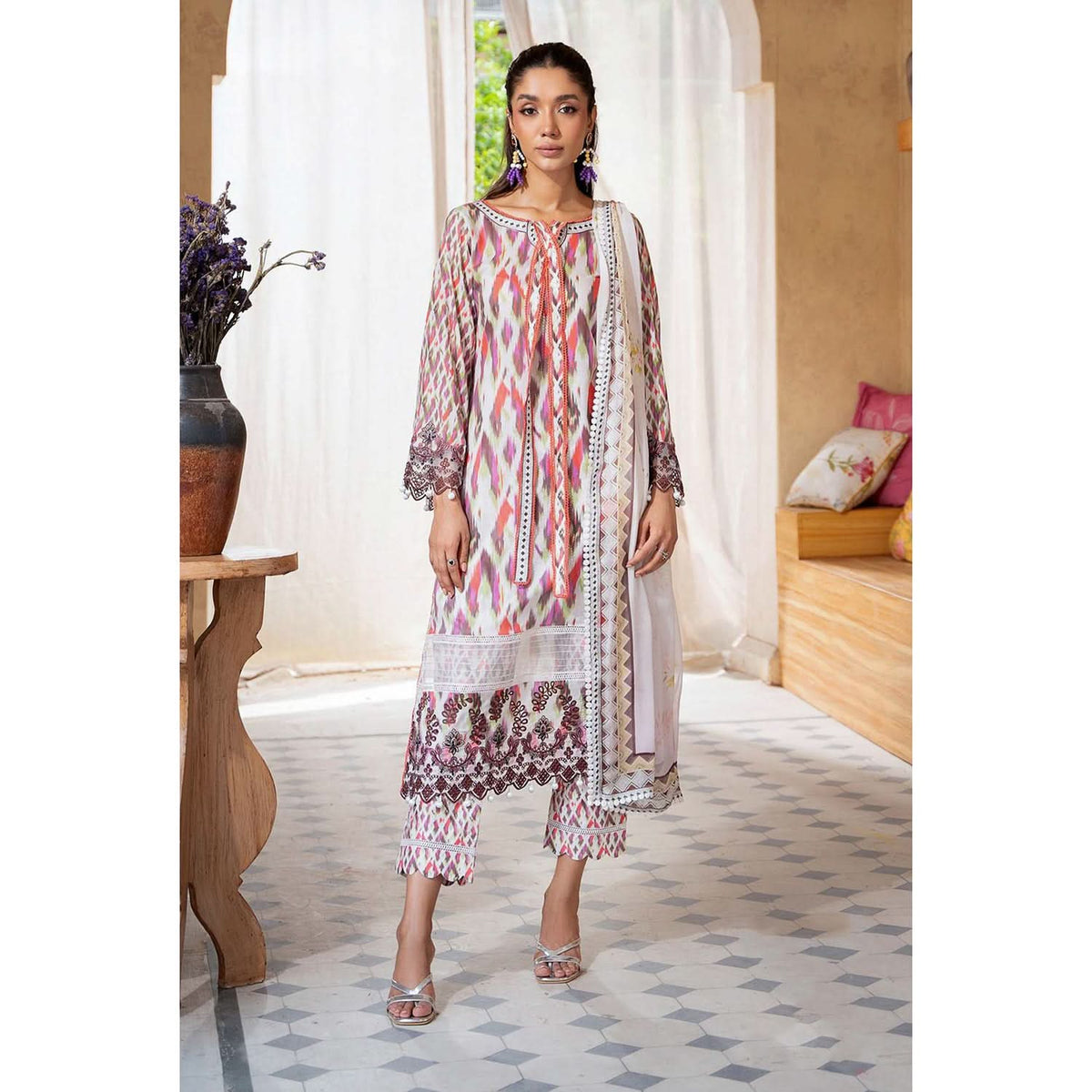 Sunshine Bloom By Al Zohaib Print Kari Lawn Unstitched 3 pcs Suit - 2