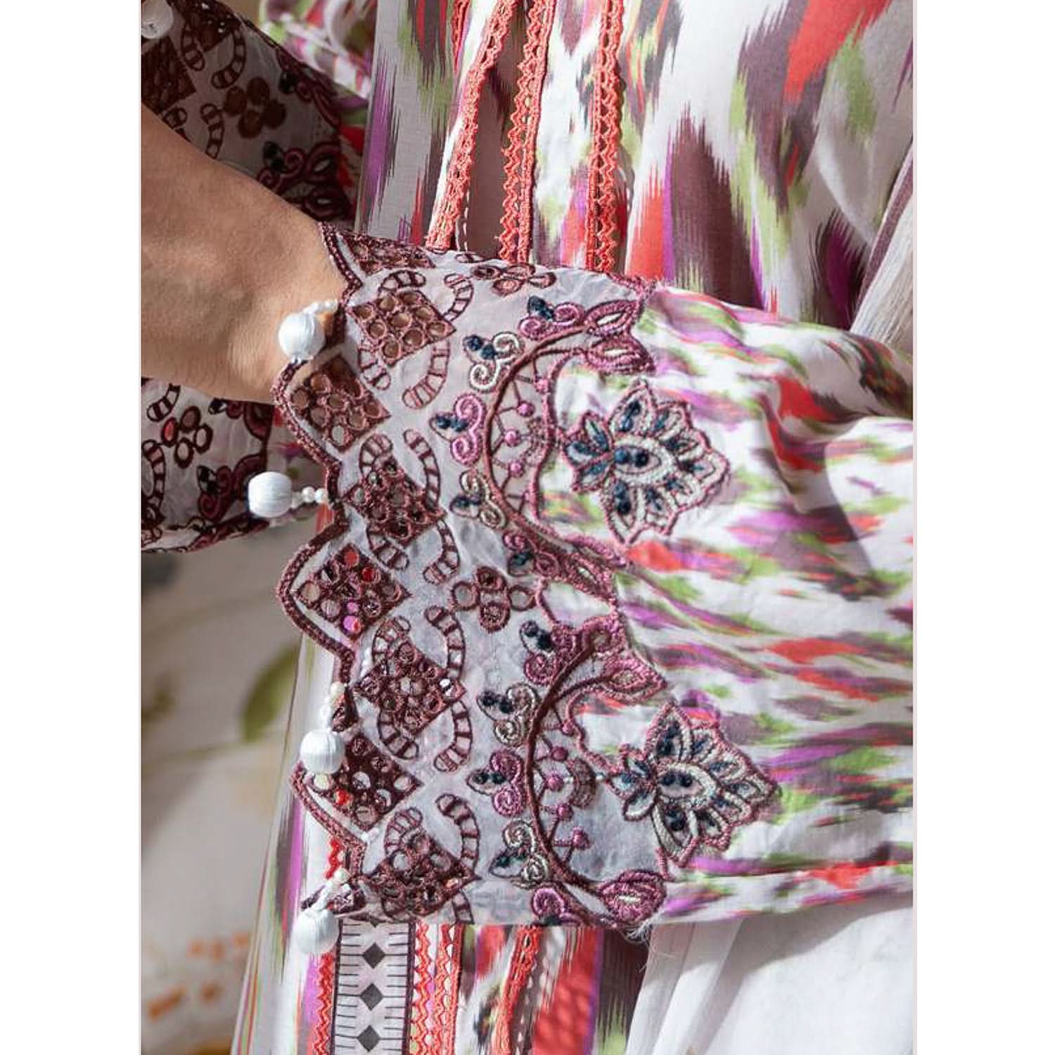Sunshine Bloom By Al Zohaib Print Kari Lawn Unstitched 3 pcs Suit - 2