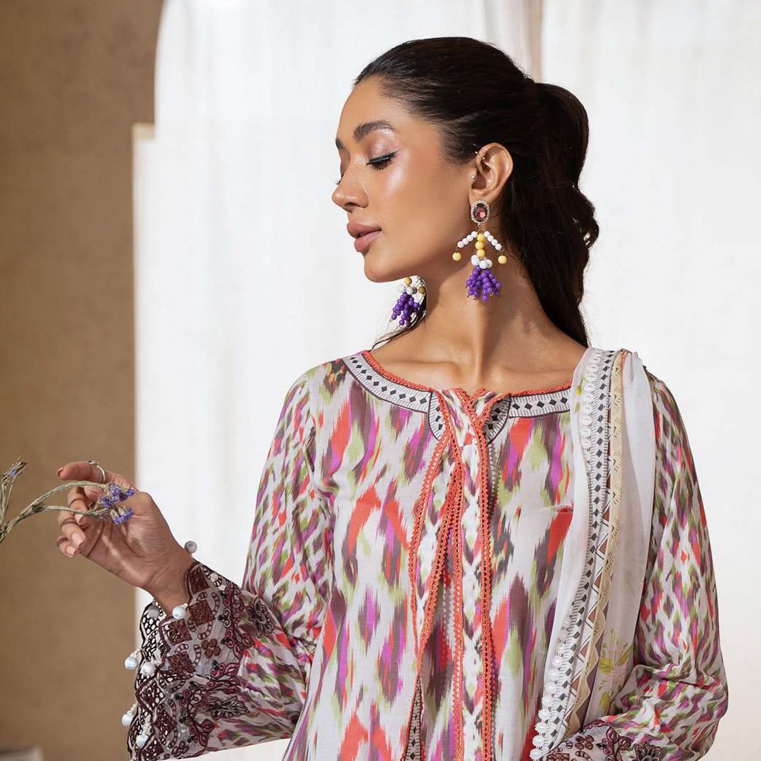 Sunshine Bloom By Al Zohaib Print Kari Lawn Unstitched 3 pcs Suit - 2
