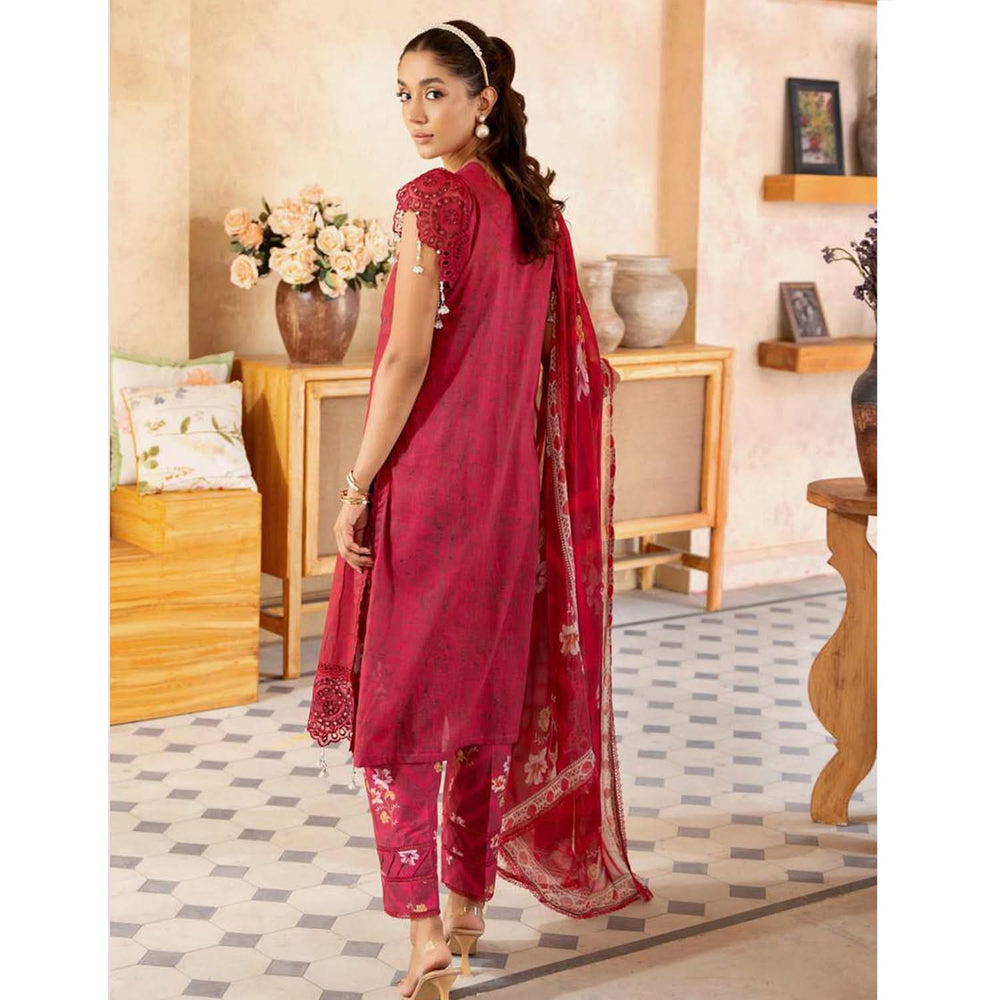 Sunshine Bloom By Al Zohaib Print Kari Lawn Unstitched 3 pcs Suit - 4