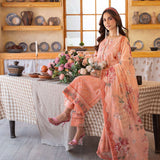 Sunshine Bloom By Al Zohaib Print Kari Lawn Unstitched 3 pcs Suit - 10