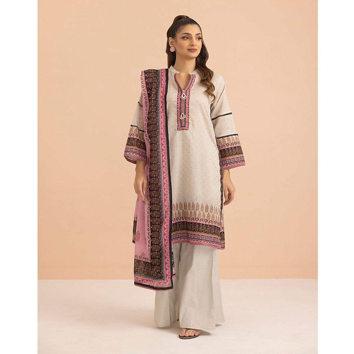 Salina Jacquard By Regalia Textile Printed Unstitched 3 Pcs Suit - 8