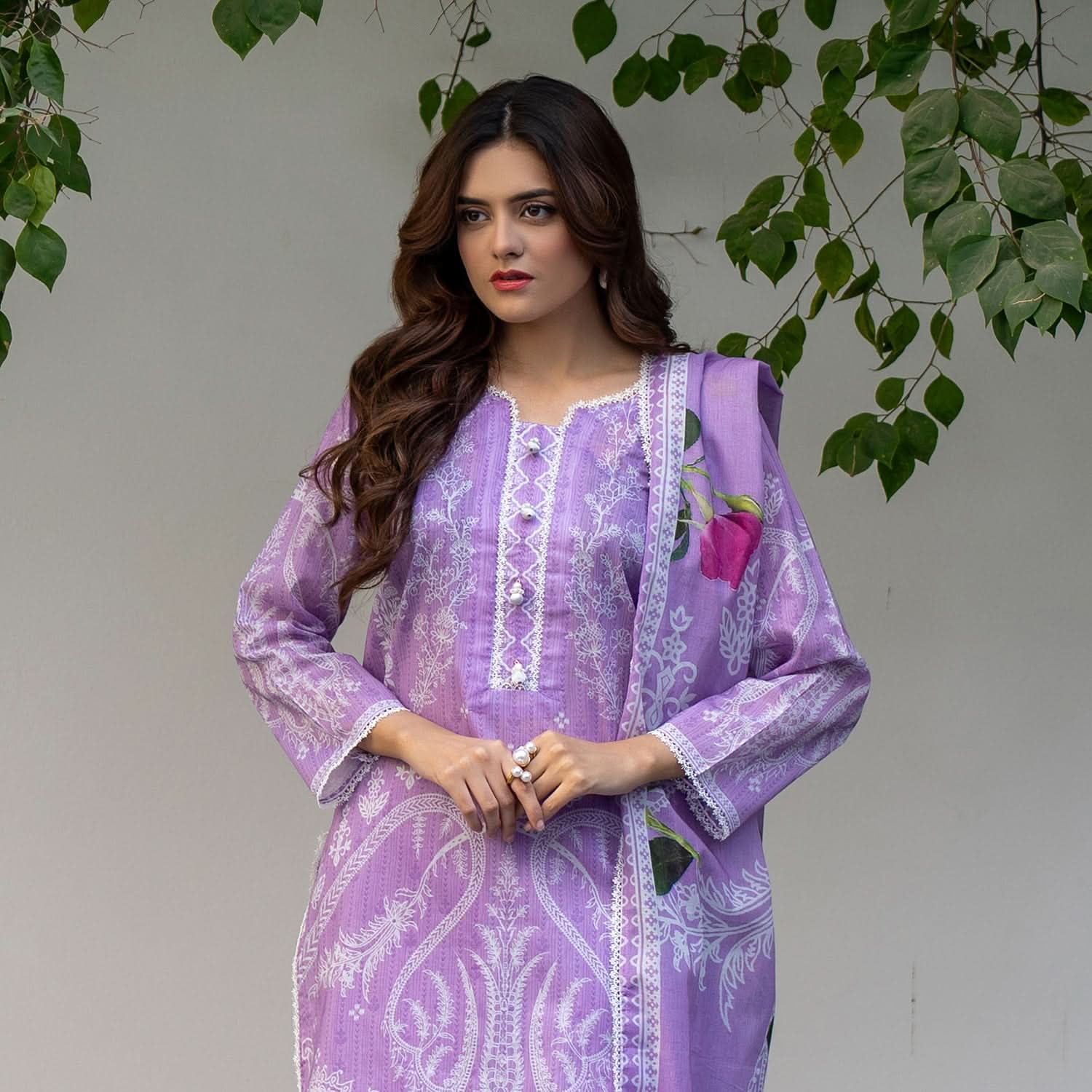 Salina Lawn By Regalia Textile Printed Unstitched 3 Pcs Suit - 3