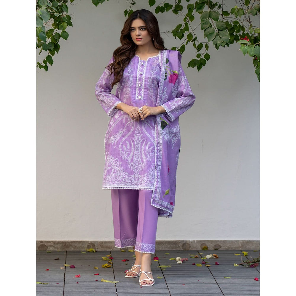 Salina Lawn By Regalia Textile Printed Unstitched 3 Pcs Suit - 3
