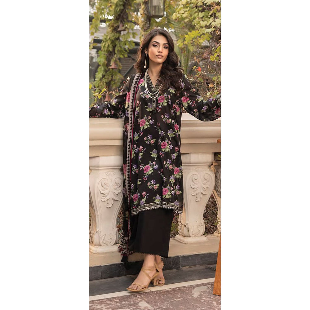 Komal By LSM Textiles Lawn Printed Unstitched 3Pcs Suit - LG-MM-0305
