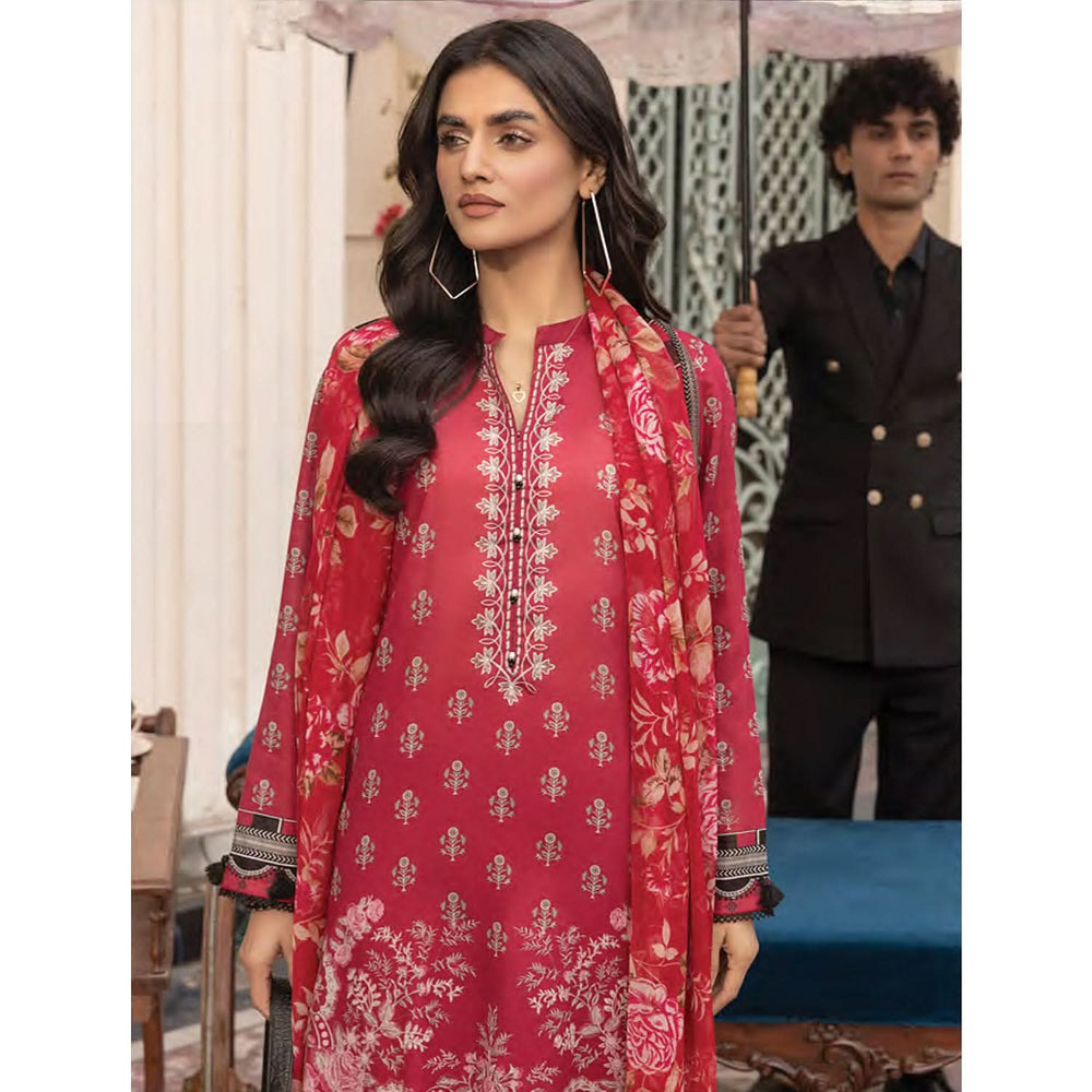 Komal By LSM Textiles Lawn Printed Unstitched 3Pcs Suit - LG-MM-0304