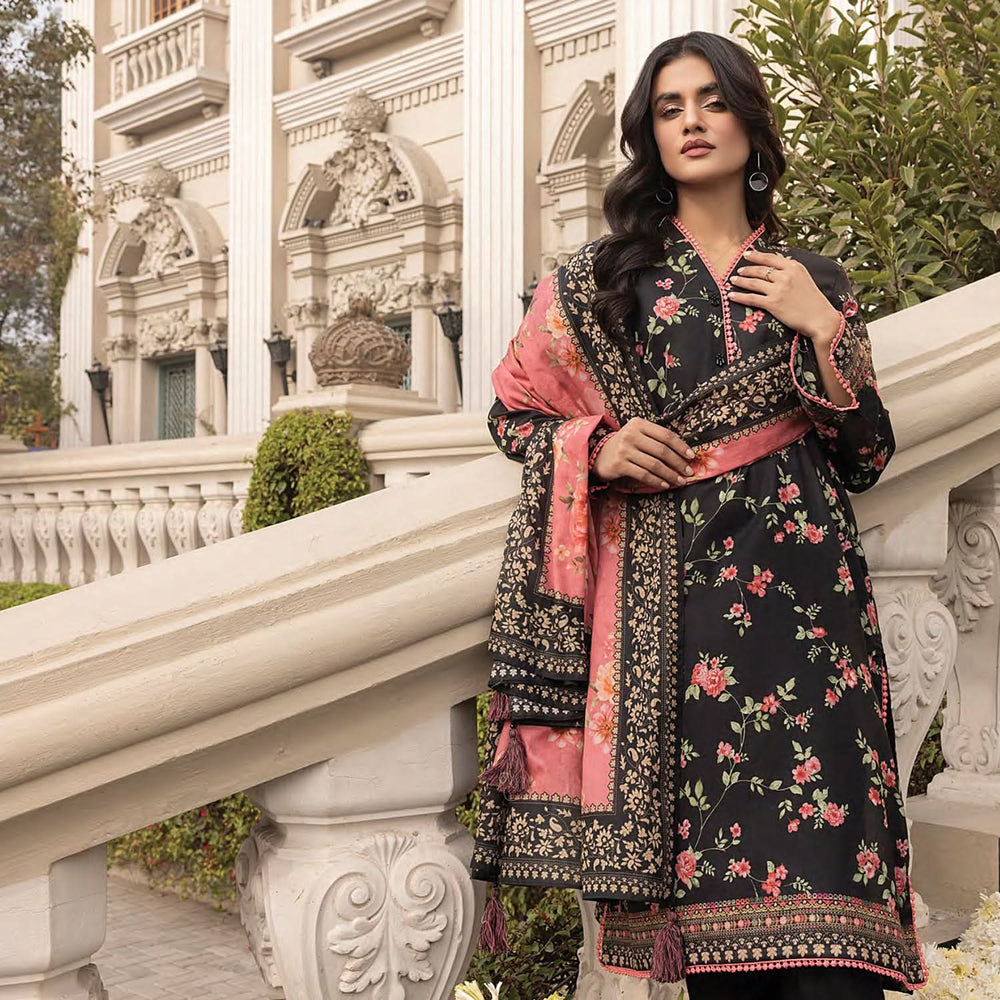 Komal By LSM Textiles Lawn Printed Unstitched 3Pcs Suit - LG-MM-0260