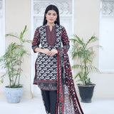 Laiba By SN Cloth Printed Unstitched 3 Pcs Suit - 14