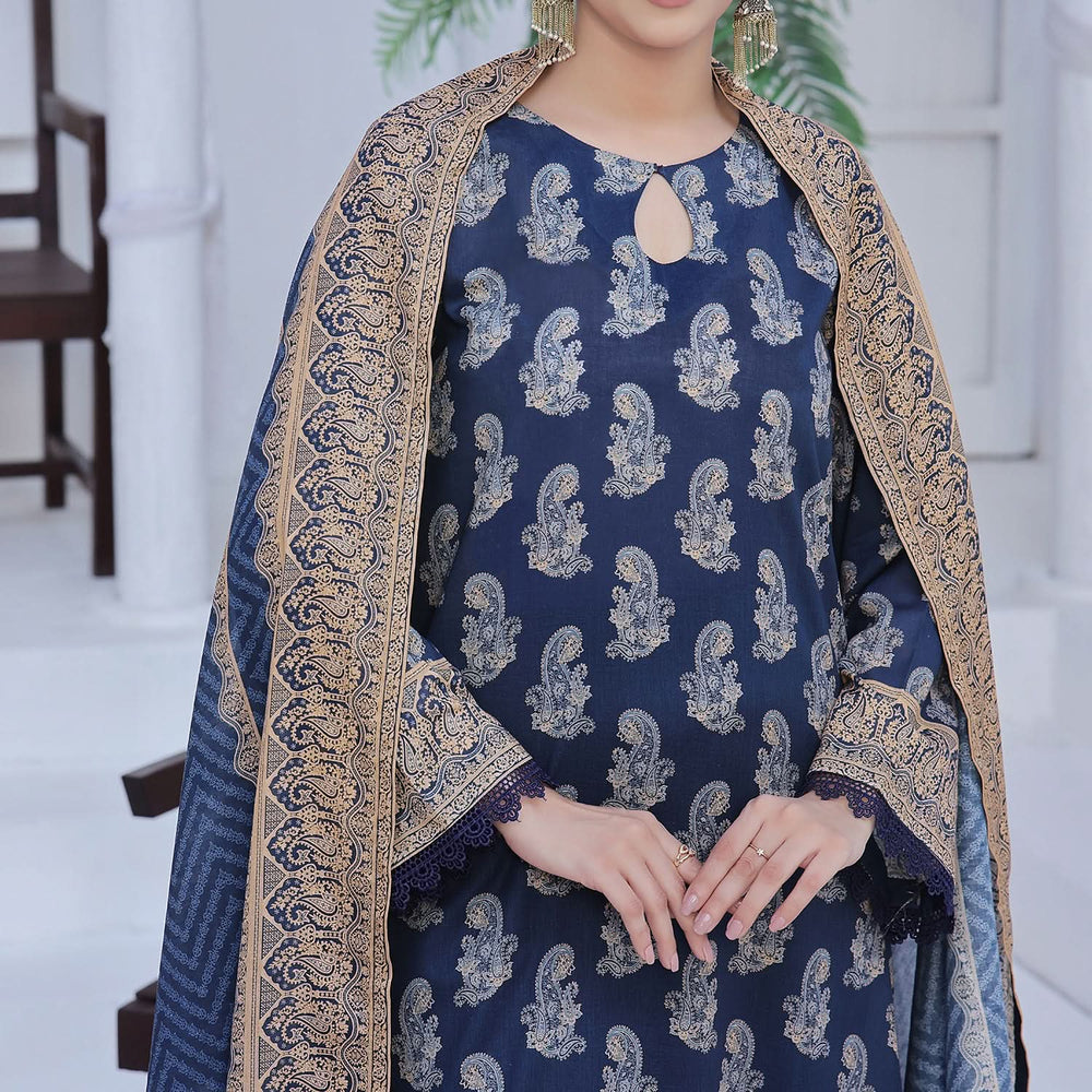 Ayesha Alishba By VS Textile Printed Lawn Unstitched 3Pcs Suit - 596