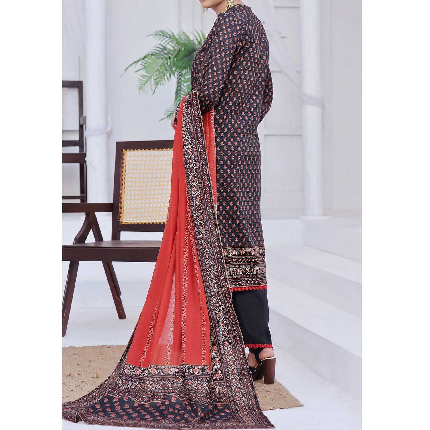 Ayesha Alishba By VS Textile Printed Lawn Unstitched 3Pcs Suit - 597