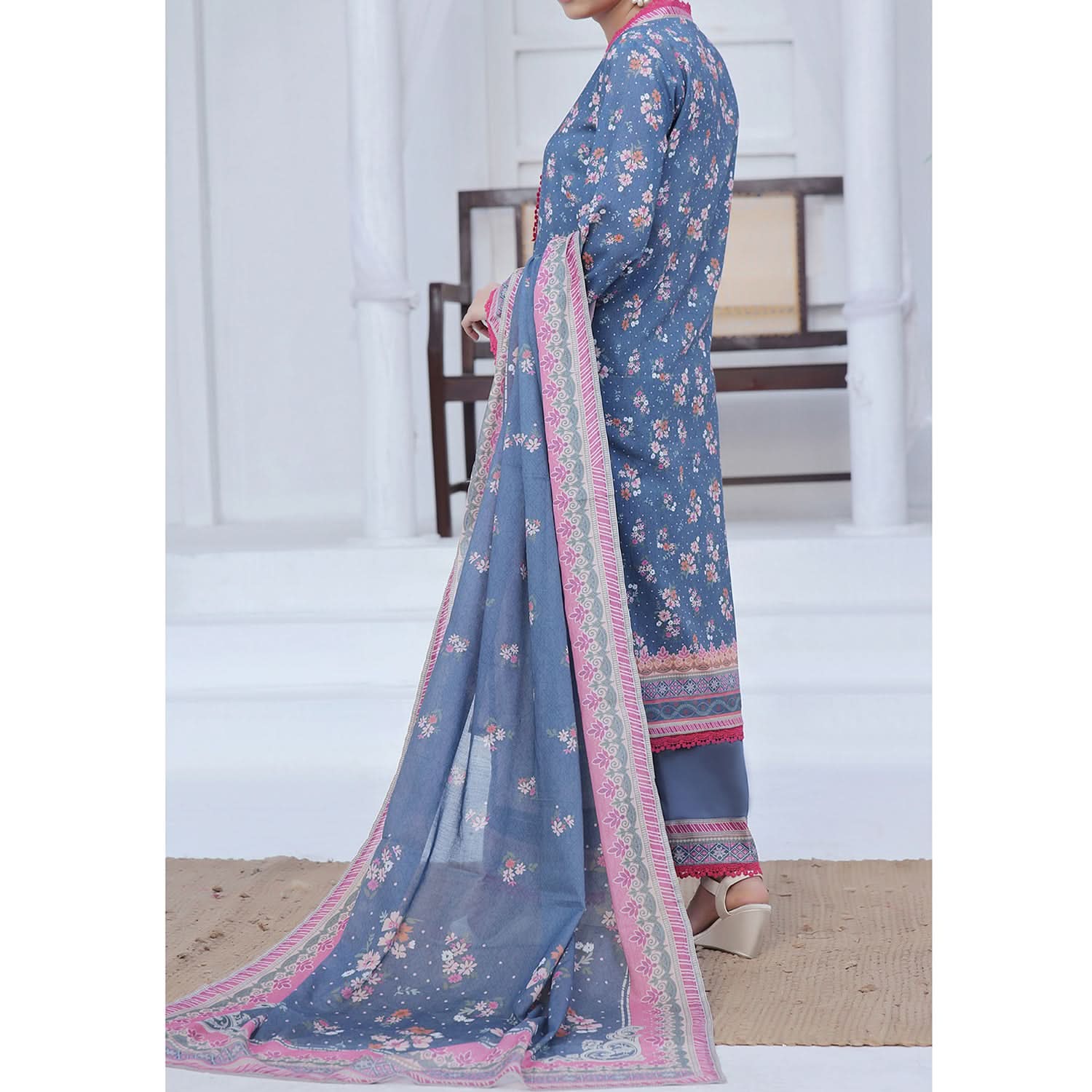 Ayesha Alishba By VS Textile Printed Lawn Unstitched 3Pcs Suit - 594