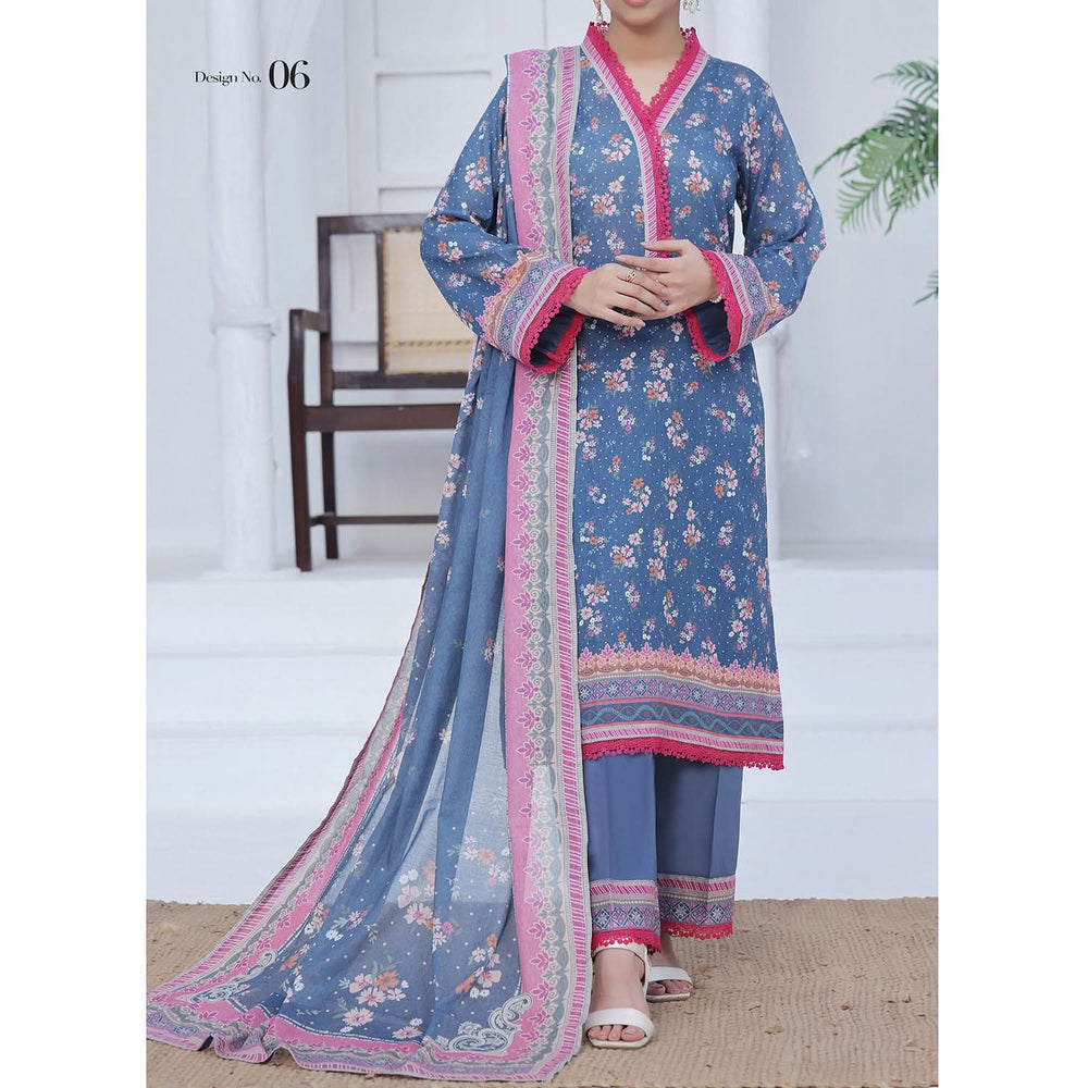 Ayesha Alishba By VS Textile Printed Lawn Unstitched 3Pcs Suit - 594