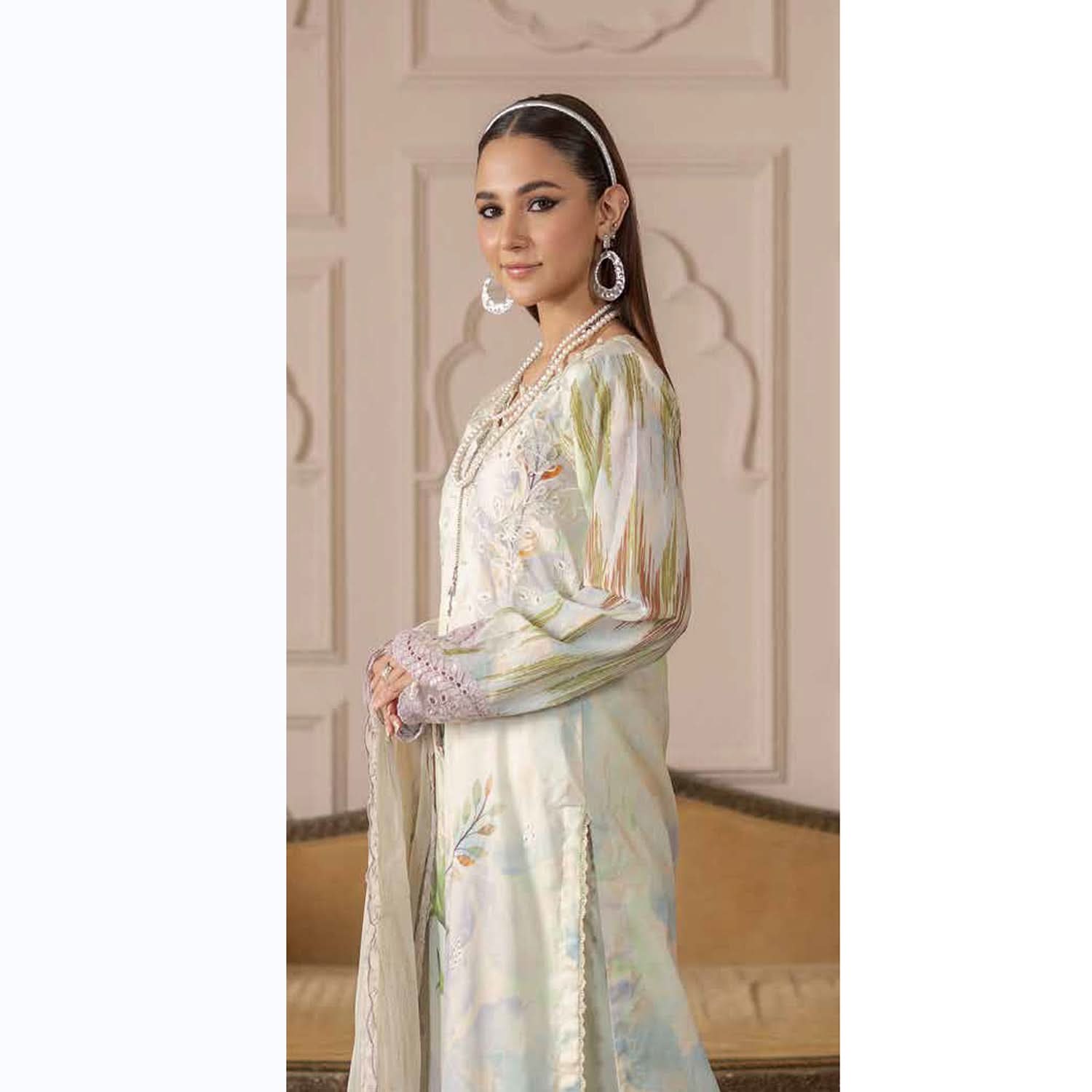 Sunshine Bloom By Al Zohaib Lawn Premium Unstitched 3 Pcs Suit - 12