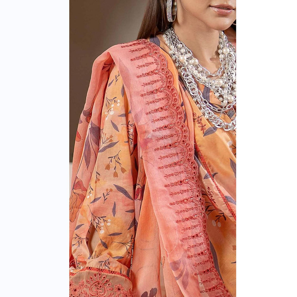 Sunshine Bloom By Al Zohaib Lawn Premium Unstitched 3 Pcs Suit - 11