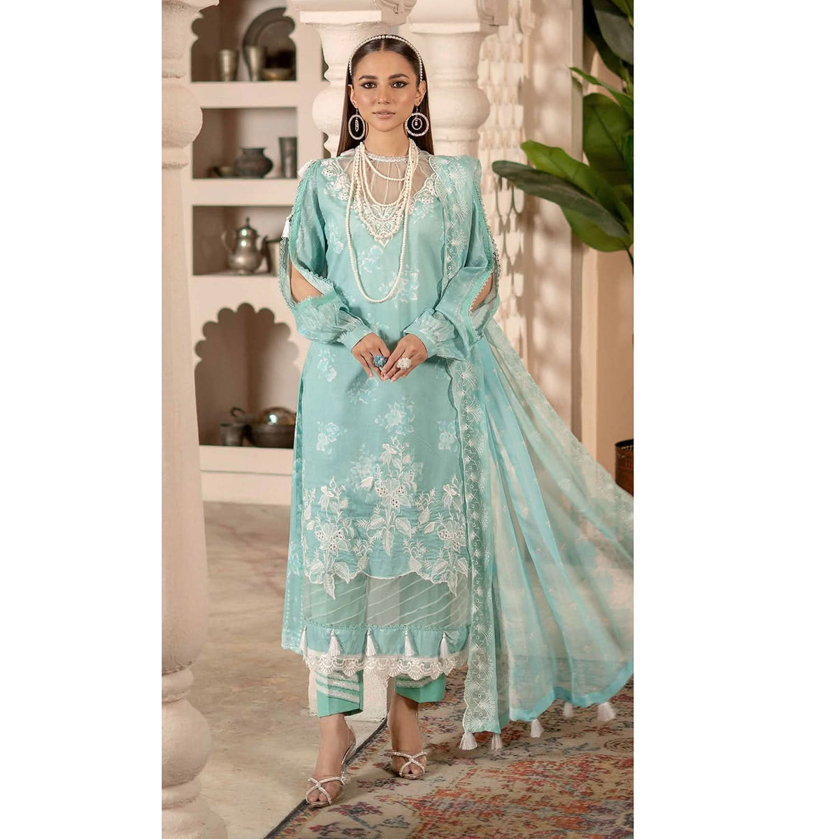 Sunshine Bloom By Al Zohaib Lawn Premium Unstitched 3 Pcs Suit - 7