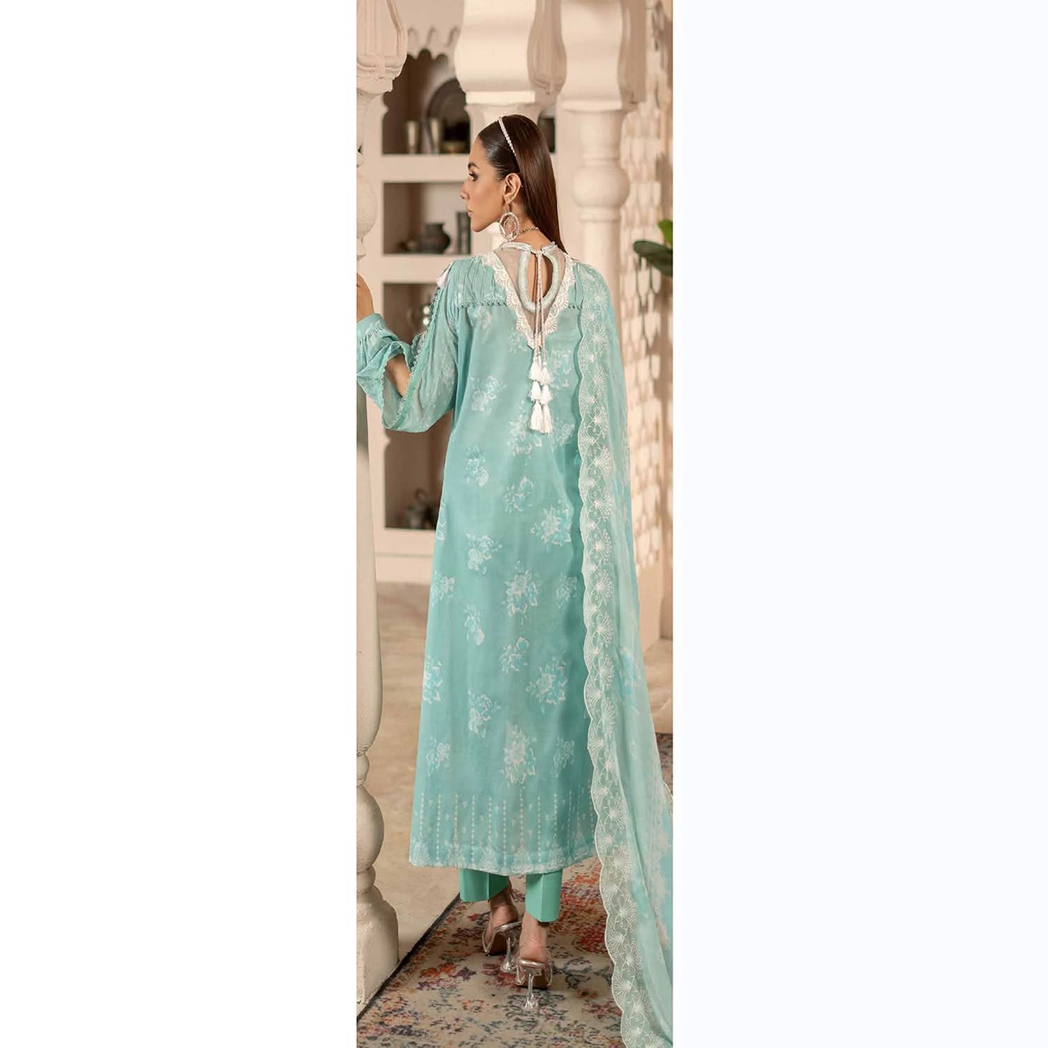 Sunshine Bloom By Al Zohaib Lawn Premium Unstitched 3 Pcs Suit - 7