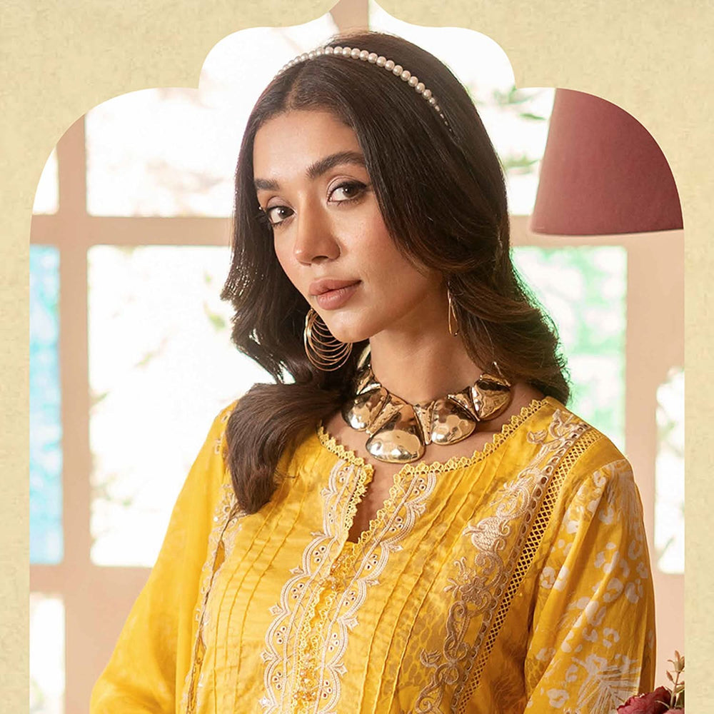 Sunshine Bloom By Al Zohaib Lawn Premium Unstitched 3 Pcs Suit - 6