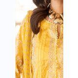 Sunshine Bloom By Al Zohaib Lawn Premium Unstitched 3 Pcs Suit - 6