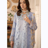 Sunshine Bloom By Al Zohaib Lawn Premium Unstitched 3 Pcs Suit - 3