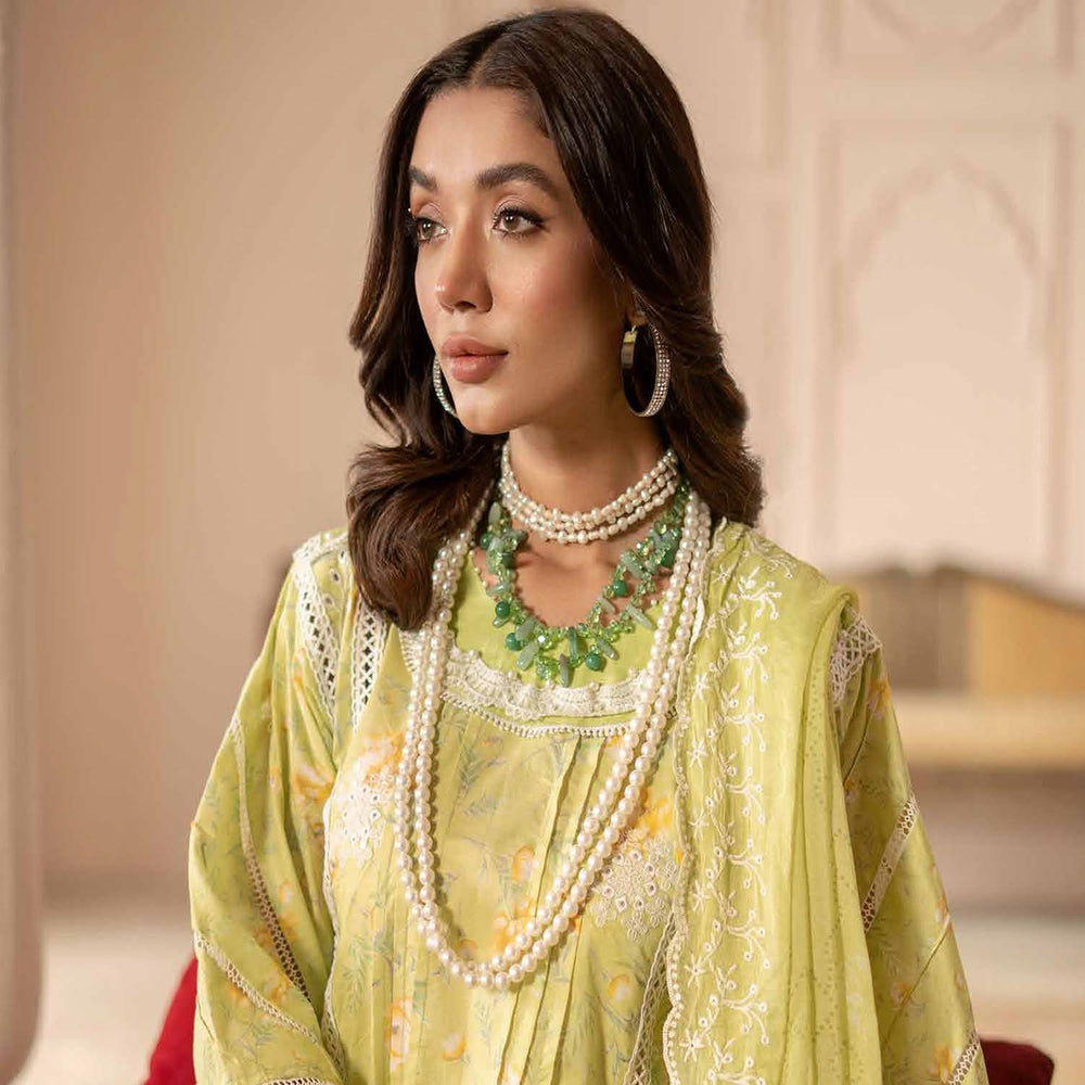 Sunshine Bloom By Al Zohaib Lawn Premium Unstitched 3 Pcs Suit - 1
