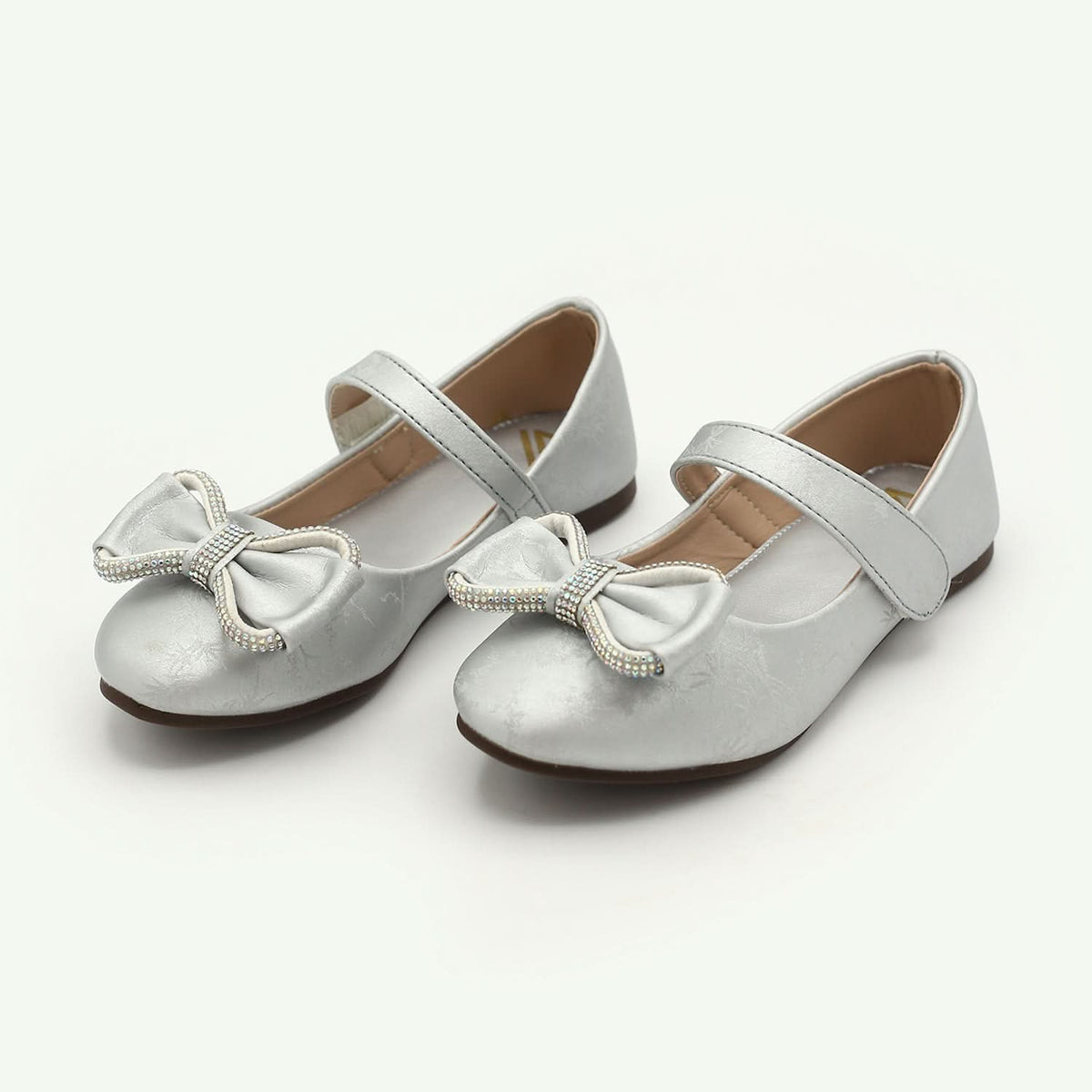 Girls Pumps - Silver