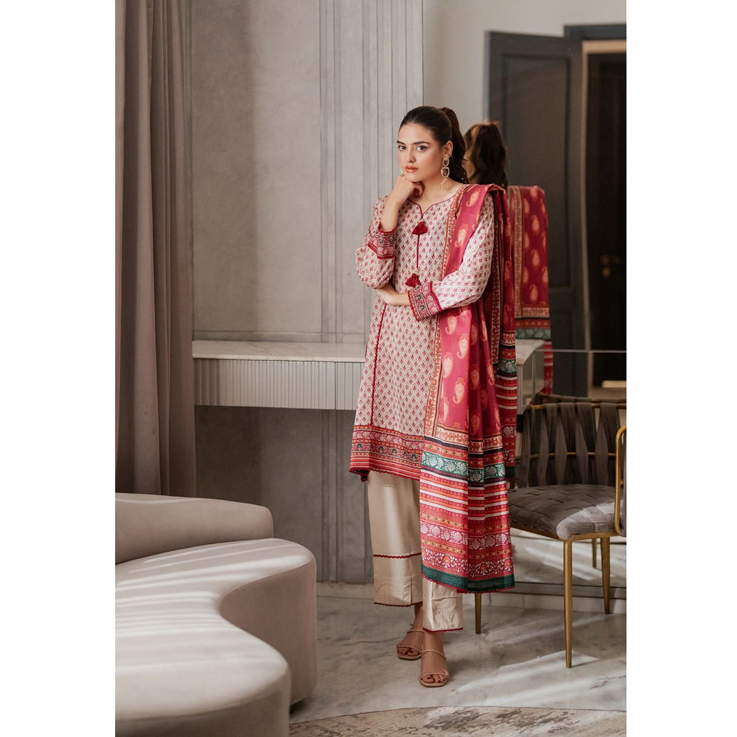 Salina Doriya Lawn By Regalia Unstitched 3 Pcs Suit - 9