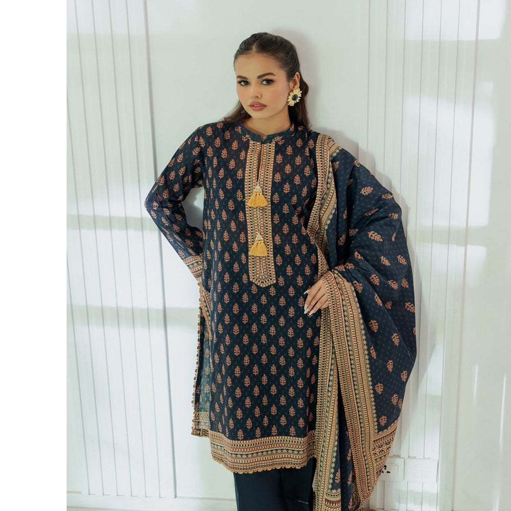 Salina Doriya Lawn By Regalia Unstitched 3 Pcs Suit - 1