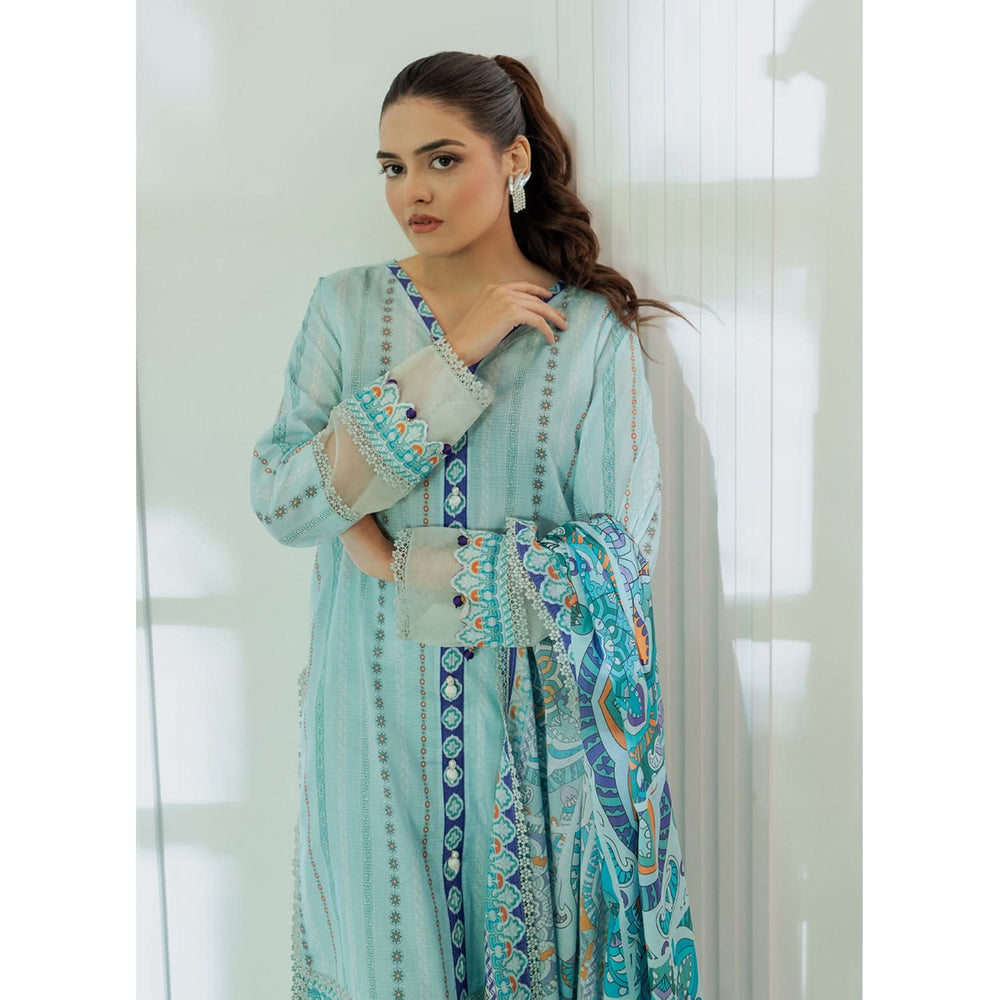 Salina Doriya Lawn By Regalia Unstitched 3 Pcs Suit - 2
