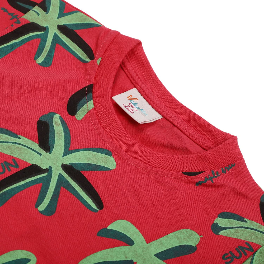 Girls Half Sleeves T-Shirt