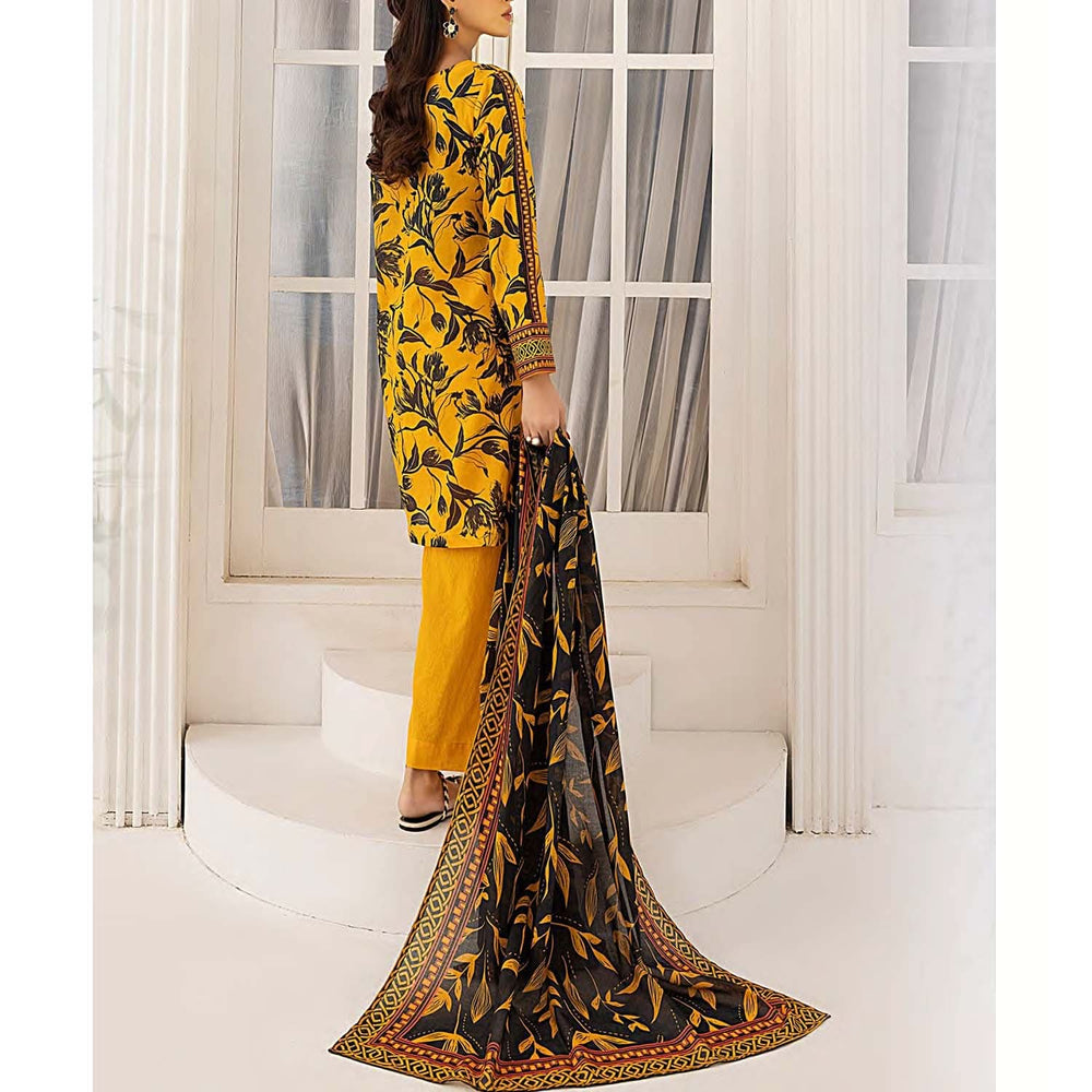 SANA & SARA ESHAAL By Salitex Lawn Printed Unstitched 3Pcs Suit - 61