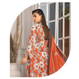 Zohra Classic By Motifz Lawn Digital Printed Unstitched Suit 3-Pcs - 3