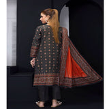 Salina Weaving Dobby By Regalia Lawn Printed Unstitched 3Pcs Suit V-2 - 8