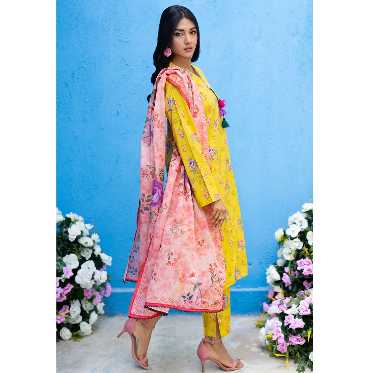 Salina Separates By Regalia Printed Lawn Unstitched 3Pcs Suit V-2 - 1