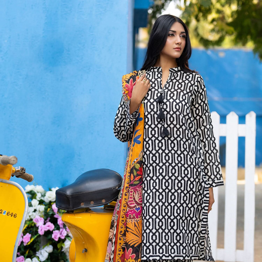 Salina Separates By Regalia Printed Lawn Unstitched 3Pcs Suit V-2 - 9