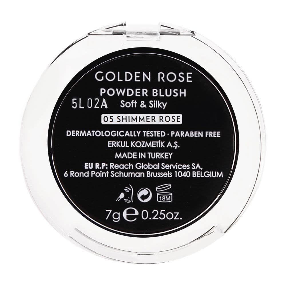 Golden Rose Powder Blush On 5